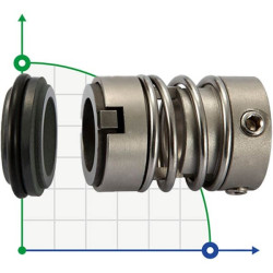 Mechanical seal R-706E 16, SIC/SIC, VITON, 304 Mechanical seal R-706E 16, SIC/SIC, VITON, 304