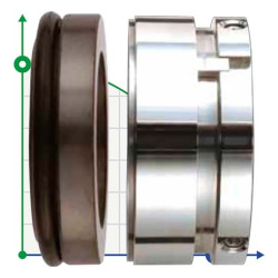 Mechanical seal Grundfos Sarlin R-706SS 30, SIC/SIC, VITON, 304 Mechanical seal Grundfos Sarlin R-706SS 30, SIC/SIC, VITON, 304