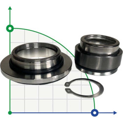 Mechanical seal of the pump FLYGT R-FL.NL 35, TC/TC, VITON, 304