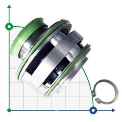 Mechanical seal FLYGT R-FL.XE 45, TC/TC/TC/TC, VITON, 304/All Mechanical seal FLYGT R-FL.XE 45, TC/TC/TC/TC, VITON, 304/All
