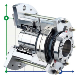 Double cartridge seal for stirrer R-M481KL-D 125, SIC/SIC/CAR/SIC/VITON, 304 Double cartridge seal for stirrer R-M481KL-D 125, SIC/SIC/CAR/SIC/VITON, 304