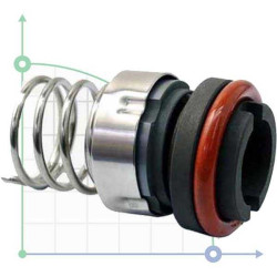 R-DJ pump mechanical seal 22, CAR/SIC, VITON, 304
