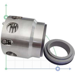 Mechanical seal Lowara R-LWR 22, SIC/TC, VITON, 316 Mechanical seal Lowara R-LWR 22, SIC/TC, VITON, 316