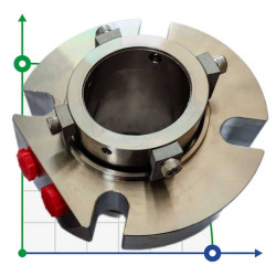 Cartridge seal for mixer R-BED 48, SIC/SIC/CAR/SIC/VITON, M/316 Cartridge seal for mixer R-BED 48, SIC/SIC/CAR/SIC/VITON, M/316